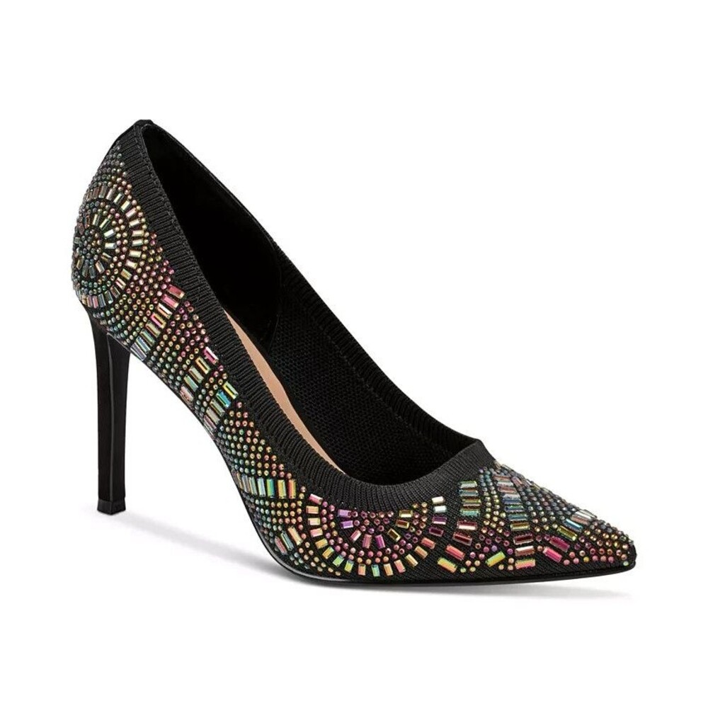Thalia Sodi Kaia Women Sz 8.5 Embellished Rhinestone  Pointed Toe Stiletto Pumps